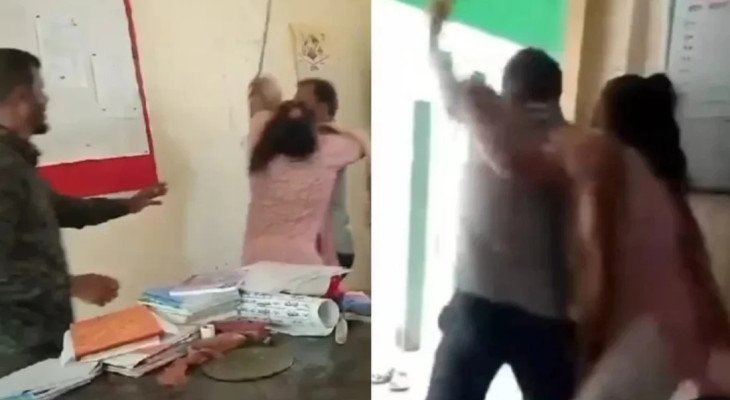 স্কুলে মারামারি করা সেই দুই শিক্ষক স্বামী-স্ত্রী, একসঙ্গে বদলির সুপারিশ